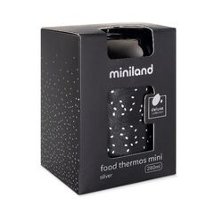 Termos Mancare Solida Deluxe 280 ml Silver Miniland, Culoare: Gri, Cantitate: 280ml