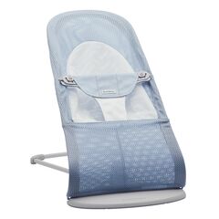 BabyBjorn - Balansoar Balance Soft, Sky Blue/White, Mesh, Culoare: Blue