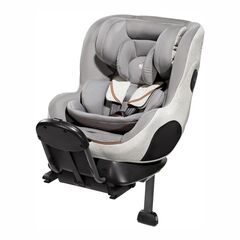 Joie - Scaun auto i-Size i-Prodigi Signature, nastere-125 cm, Oyster, testat Plus, Culoare: Gri, Grupa: 0-25kg (0 luni - 7 ani)
