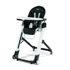 Scaun de masa Prima Pappa Zero Peg Perego, Follow Me Licorice, Culoare: Alb/Negru