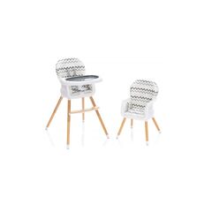 Scaun inalt pentru masa Paul Zick-Zack Fillikid, Culoare: Multicolor