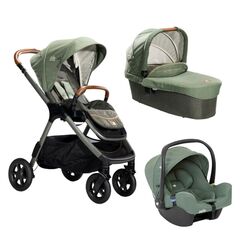 Joie - Carucior pentru copii multifunctional 3 in 1 Finiti Signature Pine/Laurel, Culoare: Verde