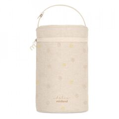 Geanta izoterma Thermibag Double Vanilla Miniland, Culoare: Crem, Cantitate: 500ml