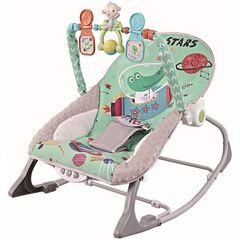 Scaunel balansoar Chipolino Baby Spa green, Culoare: Verde