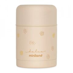 Termos mancare solida 600 ml Vanilla Miniland, Culoare: Crem, Cantitate: 600ml