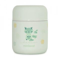 Termos mancare solida Mini 280 ml Mint Miniland, Culoare: Verde, Cantitate: 280ml