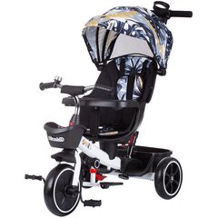 Tricicleta Chipolino Smart cu sezut reversibil black white, Culoare: Alb/Negru
