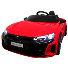 Masinuta electrica cu telecomanda Audi E-TRON R-Sport - Rosu, Culoare: Rosu, Capacitate acumulator: 12V