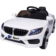 Masinuta electrica cu telecomanda Cabrio M5 R-Sport - Alb, Culoare: Alb, Capacitate acumulator: 12V