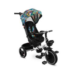 Tricicleta cu maner parental si scaun reversibil Toyz DASH Melanj, Culoare: Multicolor