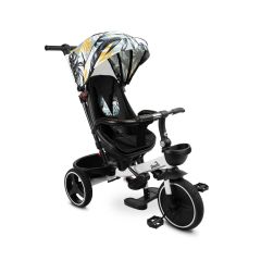 Tricicleta cu maner parental si scaun reversibil Toyz DASH Monstera, Culoare: Gri