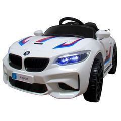 Masinuta electrica cu telecomanda Cabrio B6 LBB-1200 R-Sport - Alb, Culoare: Alb