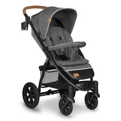 Lionelo - Carucior sport Annet Tour, de la nastere pana la 22 kg, certificare TÜV SÜD, Gri, Culoare: Gri, Model: sport