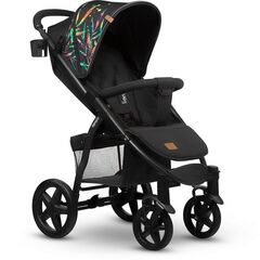 Lionelo - Carucior sport Annet Plus Dreamin', Editie limitata, 0 - 22 Kg, Negru, Culoare: Multicolor