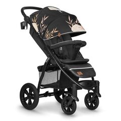 Lionelo - Carucior sport Annet Tour Lovin, Editie Limitata, 0-22 kg, Cu certificare TÜV SÜD, Negru, Culoare: Gri/Negru, Model: sport