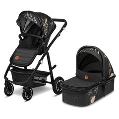 Lionelo - Carucior Amber 2 in 1, Editie Lovin', pana la 22 kg, Culoare: Negru, Model: 2 in 1