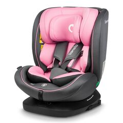 Lionelo - Scaun auto Bastiaan i-Size, 4 in 1, Rotire 360 grade, 0-36 Kg, 40-150 cm, Roz, Culoare: Roz, Grupa: 0-36kg (0 luni - 12 ani)