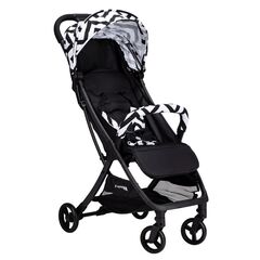 Carucior sport pliabil tip troler, Solo, Cu capotina UPF 50+, FreeON, Black/White, Culoare: Alb/Negru, Model: sport