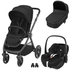 Maxi-Cosi Sistem 3in1 OXFORD + Oria + Pebble 360 PRO2 ESSENTIAL BLACK, Culoare: Negru, Model: 3 in 1