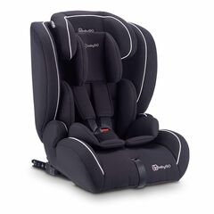 BabyGo - Scaun auto i-Size FreeFix Black, 76-150 cm, certificat R129, Culoare: Negru, Grupa: 9-36kg (9 luni - 12 ani)