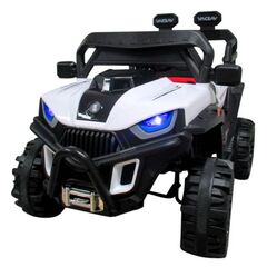 Masinuta electrica cu telecomanda si functie de balansare 4 X 4 Buggy X8N R-sport - Alb, Culoare: Alb, Capacitate acumulator: 6V