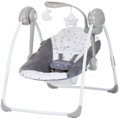 Leagan electric Chipolino Moonlight ash grey, Culoare: Gri