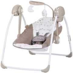Leagan electric Chipolino Moonlight macadamia, Culoare: Crem