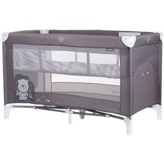 Patut pliabil Chipolino Ariel granite, Culoare: Gri, Dimensiuni: 120x60