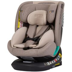 Scaun auto Chipolino Supreme I-Size 40-150 cm cu sistem Isofix macadamia, Culoare: Crem, Grupa: 0-36kg (0 luni - 12 ani)