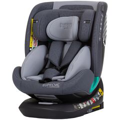Scaun auto Chipolino Supreme I-Size 40-150 cm cu sistem Isofix granite, Culoare: Gri deschis, Grupa: 0-36kg (0 luni - 12 ani)