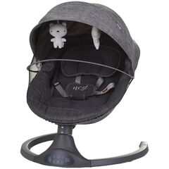 Leagan electric Chipolino Nest granite, Culoare: Negru