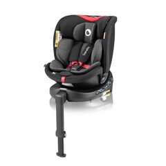 Scaun auto, Lionelo, i-Size Navy, 0-36 Kg, 40-150 cm, Rotire 360 grade, R129, Negru/Rosu, Culoare: Negru/Rosu, Grupa: 0-36kg (0 luni - 12 ani)