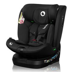 Scaun auto, Lionelo, Brave i-Size, 4 in 1, Rotire 360 grade, 0-36 Kg, 40-150 cm, Cu Isofix, ECE R129, Negru, Culoare: Negru, Grupa: 0-36kg (0 luni - 12 ani)