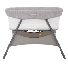 Patut Graco Side by Side 2 in 1 Fossil, Culoare: Gri deschis