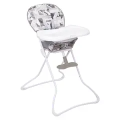 Scaun de masa Graco Snack N Stow Patchwork Grey, Culoare: Gri