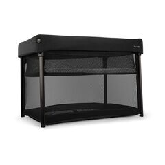 Nuna - Patut pliant Paal, Caviar, Culoare: Negru, Dimensiuni: 105x70