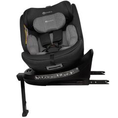 Scaun auto Appekids, I-SIZE, 40-150 cm, Rear Facing 360°, Pro Confort - Grey, Culoare: Gri/Negru, Grupa: 0-36kg (0 luni - 12 ani)