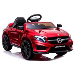 Masinuta electrica cu telecomanda, roti EVA, scaun piele, varsta 1-4 ani, Mercedes GLA45 - Cherry