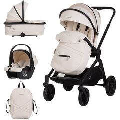 Carucior Chipolino Magnum 3 in 1 biscotta, Culoare: Bej, Model: 3 in 1