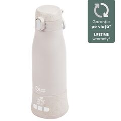 Babymoov - Moov & Feed Incalzitor de biberoane portabil si reincarcabil, Mineral Beige, Culoare: Crem