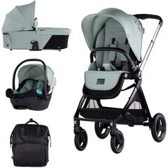Carucior Chipolino Elite 3 in 1 basil, Culoare: Verde, Model: 3 in 1