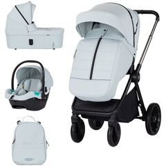 Carucior Chipolino Encanto 3 in 1 basil, Culoare: Turquoise, Model: 3 in 1