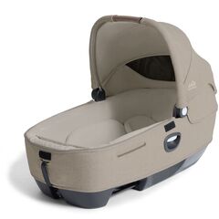 Joie - Landou auto Calmi R129 Signature Sandstone, 40-70 cm, testat ADAC si certificat R129, Culoare: Crem