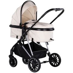 Carucior Chipolino Aura 2 in 1 biscotta, Culoare: Crem, Model: 2 in 1