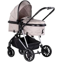 Carucior Chipolino Aura 2 in 1 tiramisu, Culoare: Bej, Model: 2 in 1