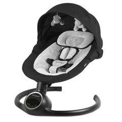 Leagan electric 2 in 1 Kidwell Reve - Black Silver, Culoare: Gri/Negru