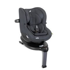 Joie - Scaun auto i-Spin 360° Moonlight, 40-105 cm, testat ADAC si certificat R129, Culoare: Gri deschis, Grupa: 0-18kg (0 luni - 4 ani)