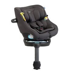 Graco - Scaun auto Turn2Me 360° DLX Iron, 40-105 cm, certificata R129 si testat ADAC, Culoare: Gri/Negru, Grupa: 0-18kg (0 luni - 4 ani)
