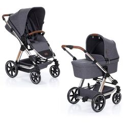 Carucior Turbo 4 T Asphalt Diamond Abc Design, Culoare: Gri  - ExclusivMAG.ro