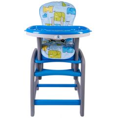 Scaun de masa multifunctional albastru Kidscare, Culoare: Albastru  - ExclusivMAG.ro